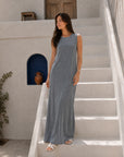 Sleeveless Cotton Basic Dress