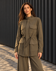 Modest Elastic Set with Pockets
