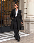 Classic Double-Breasted Coat