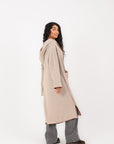 Soft Knit Long Hoodie Cardigan
