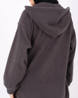 Long Hoodie with Zipper