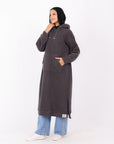 Long Hoodie with Pocket