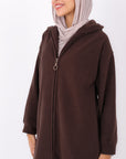 Long Hoodie with Zipper