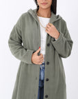 Modern Casual Hooded Coat