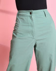 Wide Leg Gabardine Pants