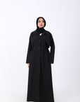 Elastic Waist Long Trench
