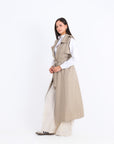 Sleeveless Linen Vest