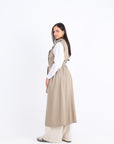 Sleeveless Linen Vest