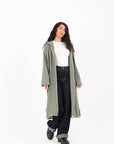 Soft Knit Long Hoodie Cardigan