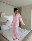 Hs 108-Soft Touch Long Sleeve Pajama Set