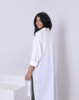 White Linen Dress Shirt