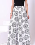 Printed Linen Pants