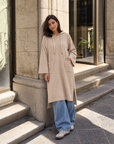 Long Hoodie with Two Pockets