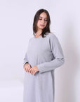 Long Sleeves Basic Dress