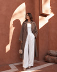 Long Blazer With Two Pockets