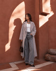 Long Blazer With Two Pockets