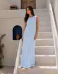 Sleeveless Cotton Basic Dress