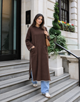 Long Hoodie with Two Pockets