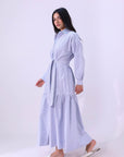 Striped Dress With Belt