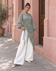 Side Ruched Blouse