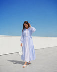 Soft Tide Dress with Belt