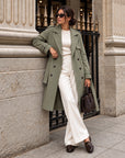 Classic Double-Breasted Coat