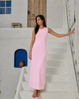 Sleeveless Cotton Basic Dress