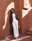 Long Blazer With Two Pockets