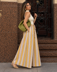 Wide Leg Popline Pants B22