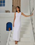 Sleeveless Cotton Basic Dress