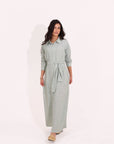 Long Sleeves Jumpsuit With Belt