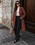 Classic Double-Breasted Coat