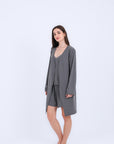 Hs 106- Cotton Pajama Set – 4 Pieces