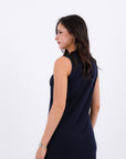 Sleeveless Cotton Basic Dress