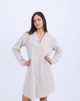 HS 112- Buttons Night Dress