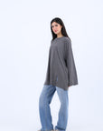 Side Buttons Basic Shirt