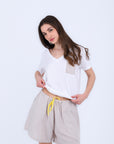 HS 104- Stripe Short Comfort Pajama Set
