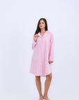 HS 112- Buttons Night Dress