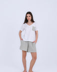 HS 104- Stripe Short Comfort Pajama Set