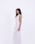 Sleeveless Cotton Basic Dress
