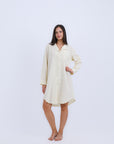HS 112- Buttons Night Dress