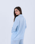 Hs 108-Soft Touch Long Sleeve Pajama Set