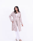 Blush Bloom Trench