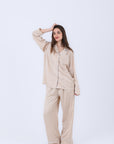 Hs 108-Soft Touch Long Sleeve Pajama Set