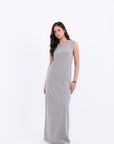 Sleeveless Cotton Basic Dress