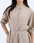 Belted Shirt dress