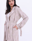 Blush Bloom Trench
