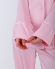 Hs 108-Soft Touch Long Sleeve Pajama Set