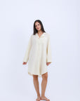 HS 112- Buttons Night Dress