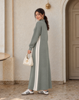 High Neck Knit Dress